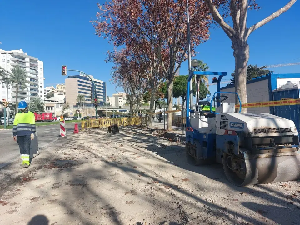 Obras en el Paseo mar&iacute;timo