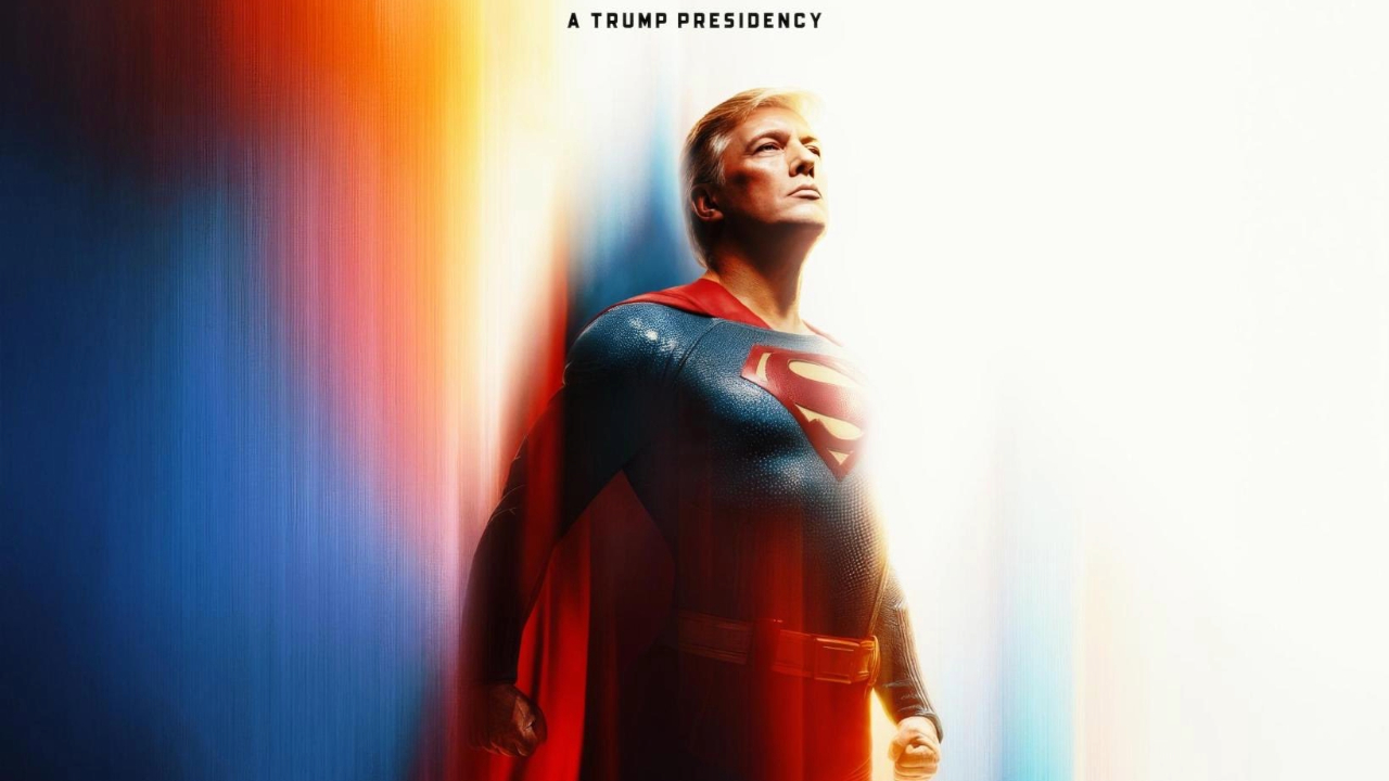 Trump Superman recreaci&oacute;n IA