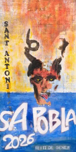 Cartel de Sant Antoni Sa Pobla 2026