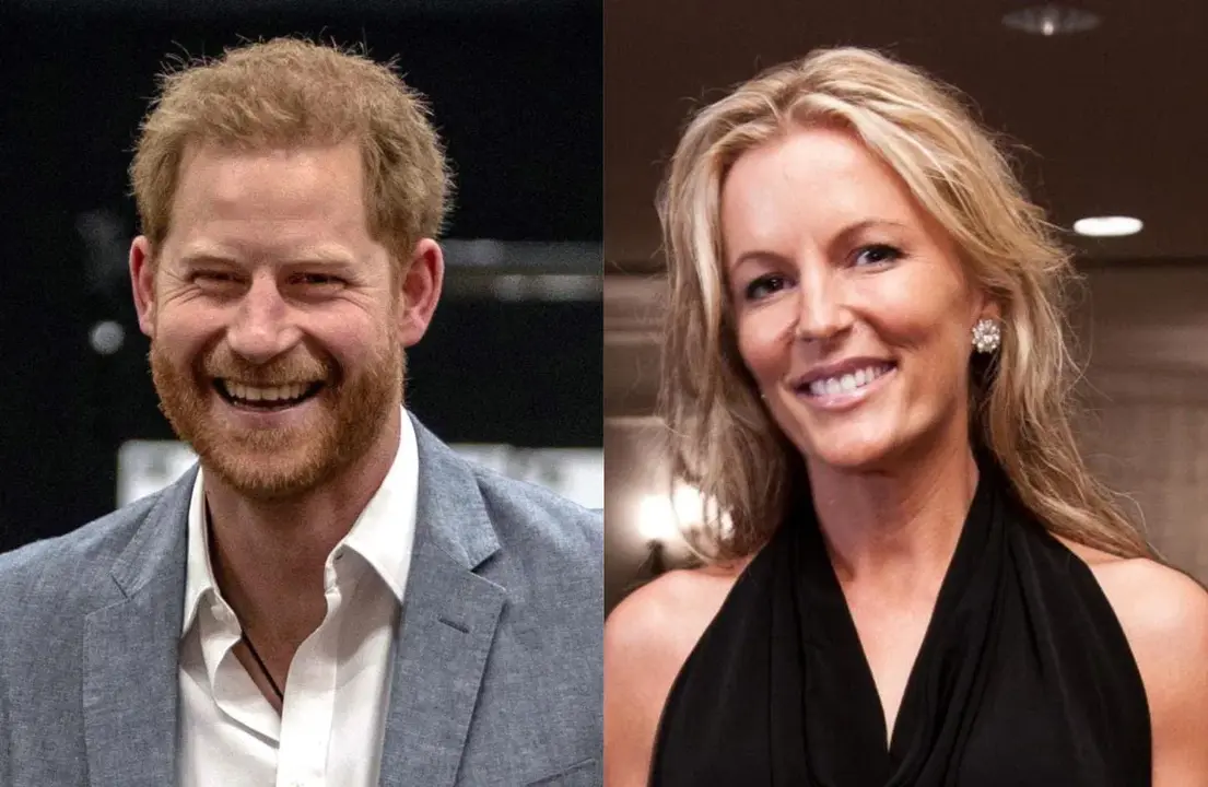 Catherine Ommaney y el principe Harry