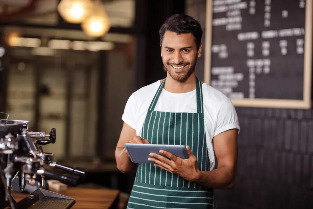 camarero de cafeteria