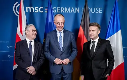 Presidentes Alemania, Reino Unido y Francia