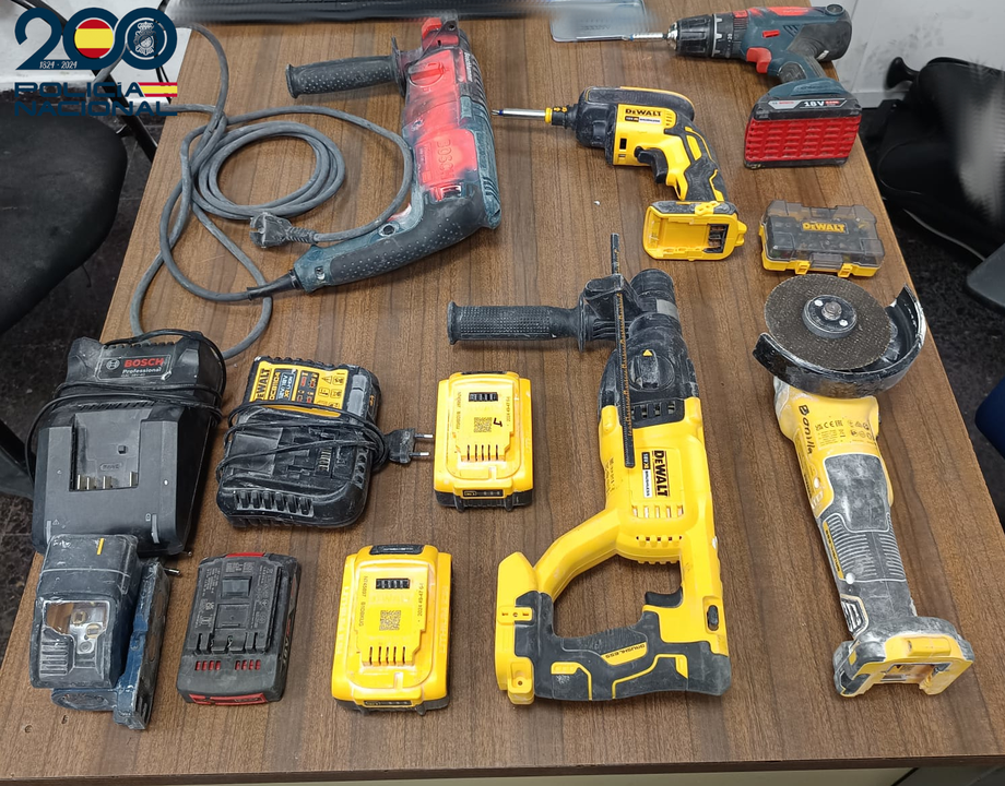 Material incautado al ladr&oacute;n