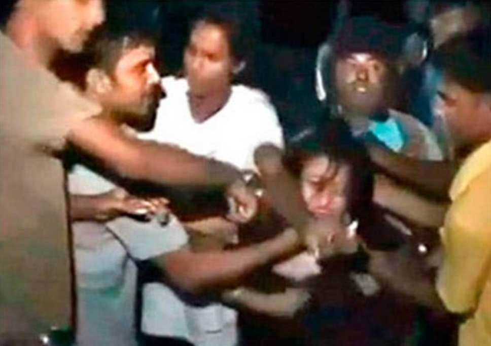 Captura de pantalla del video del violador