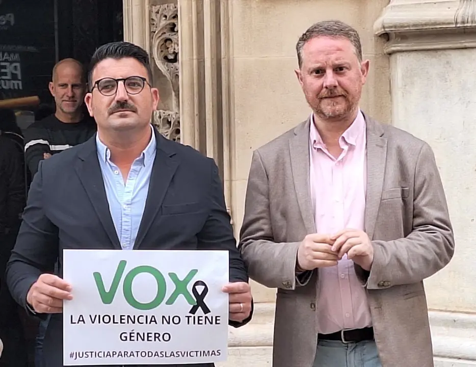 David Gil y Toni Gili portavoces de VOX en el Consell