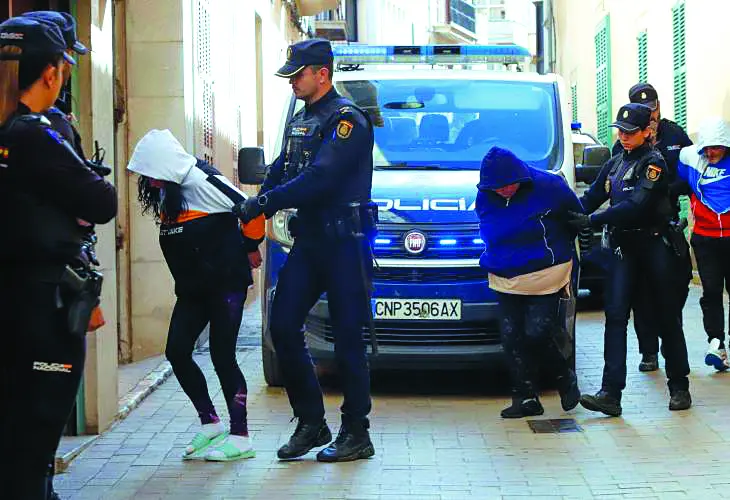 Los asesinos el dia de la detenci&oacute;n