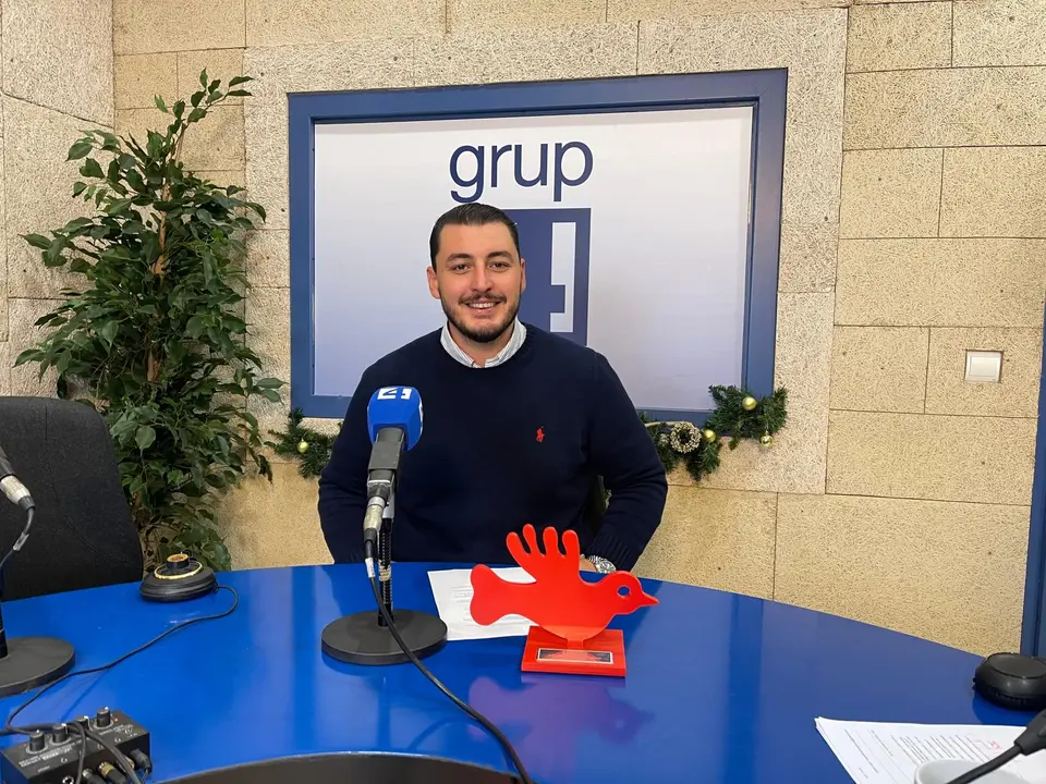 Germ&aacute;n Rocha en los estudios de Canal4