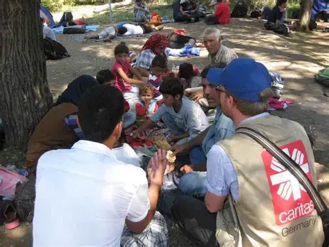 C&aacute;ritas ayudando a familias sin recursos