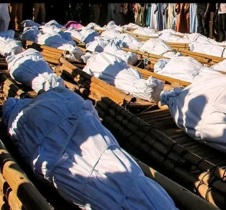 Muertos del bombardeo