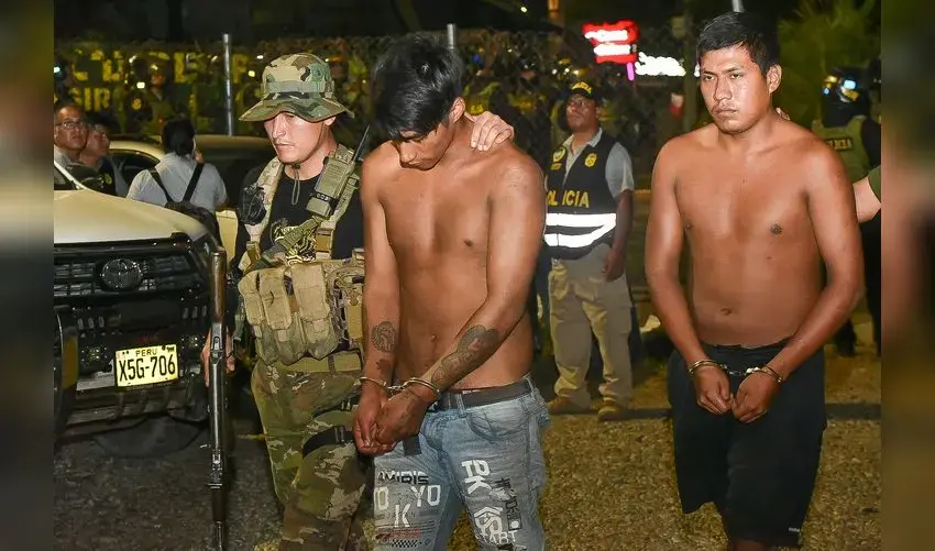 Miembros de la banda detenidos