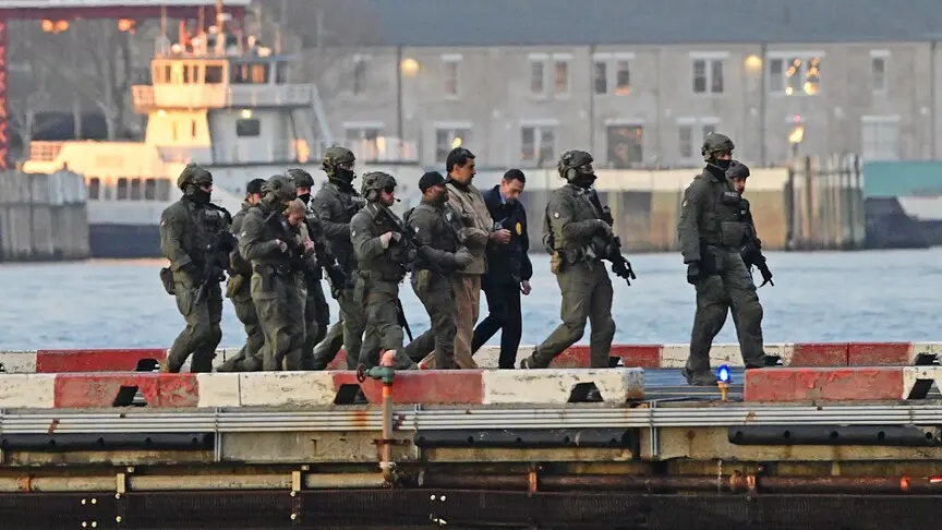 Maduro llegando a Nueva York