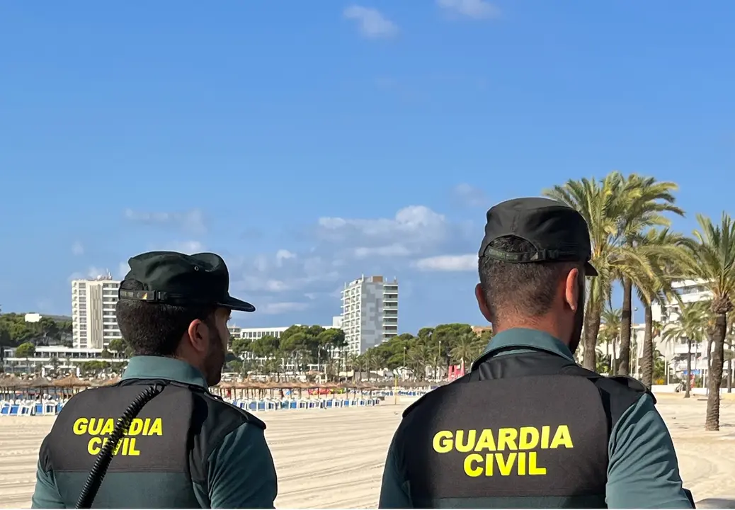 Guardia Civil encargada de la detenci&oacute;n