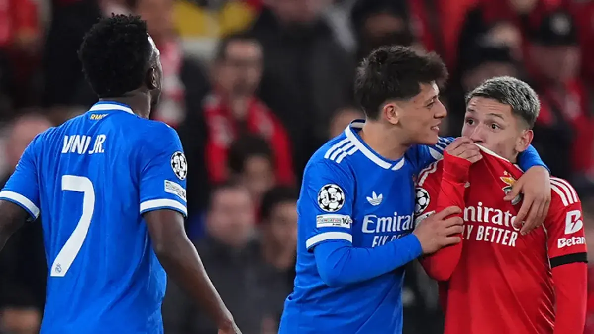 Prestianni y Vinicius