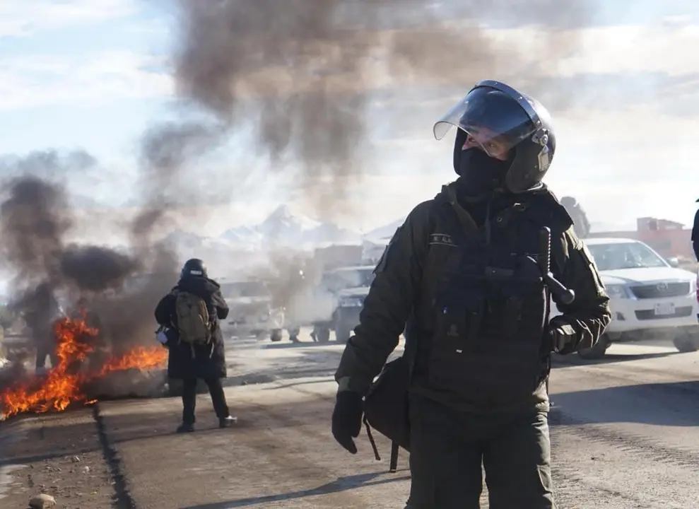 Distrubios en Bolivia