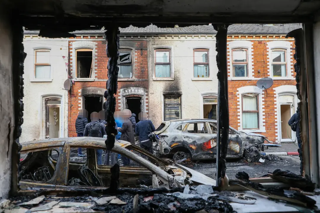 disturbios en Belfast