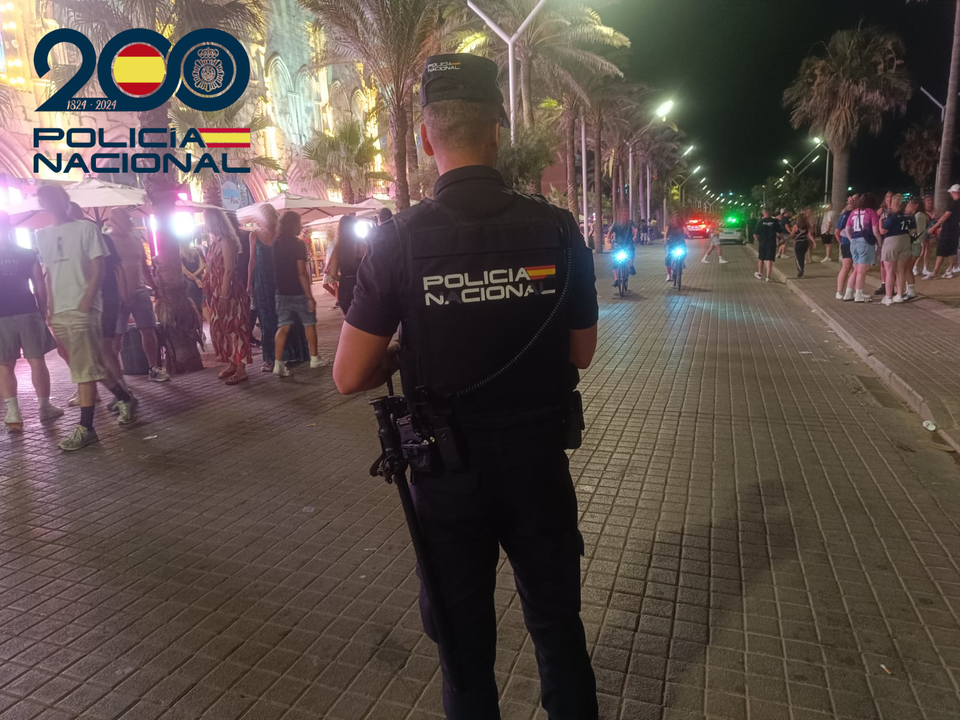 Policia en Playa de Palma