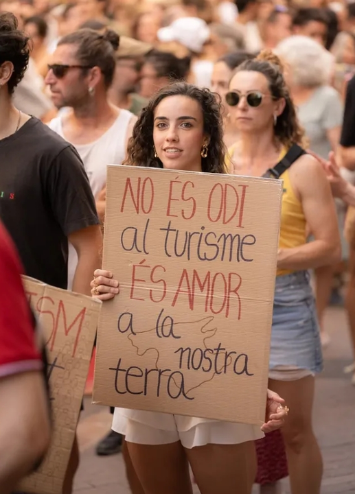 Pancarta de la &uacute;ltima manifestaci&oacute;n