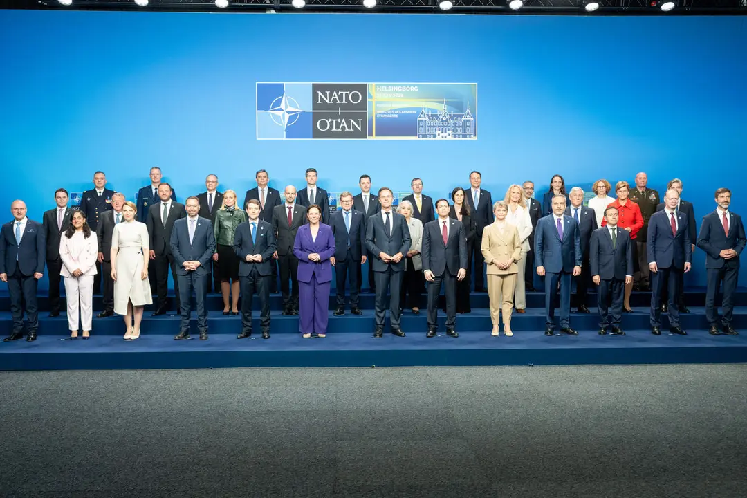 Official photo of NATO Ministers of Foreign Affairs