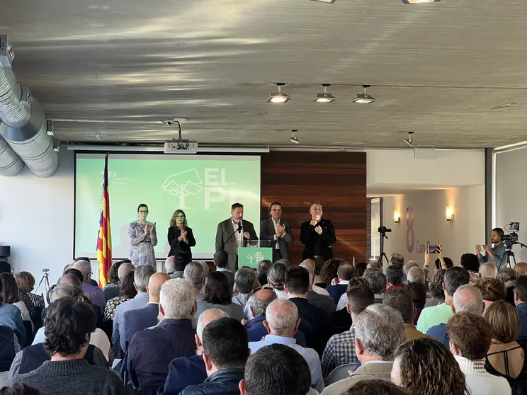 El president d'El Pi, Tolo Gili, durant el darrer congr&eacute;s de la formaci&oacute;.