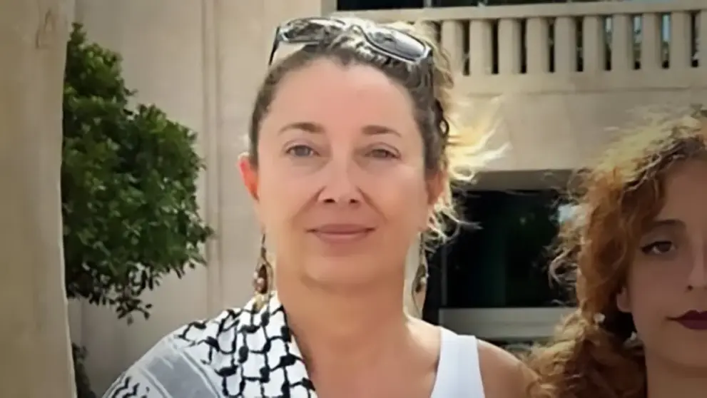 La acusada de agredir a una funcionaria entre los retenidos de la flotilla en Israel.