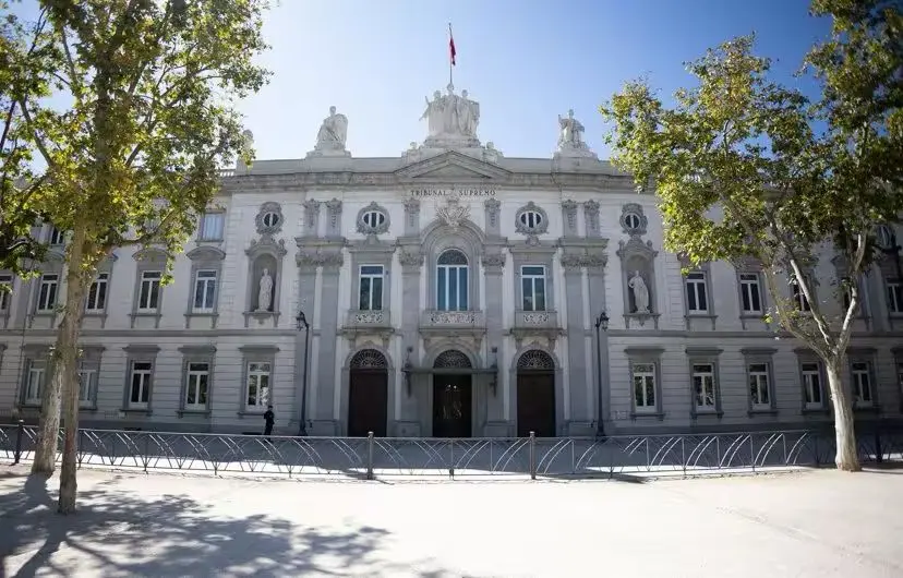 Fachada del Tribunal Supremo.