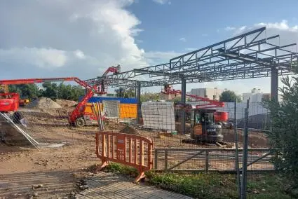 Han empezado las obras de la futura gasolinera de Ses Fontanelles