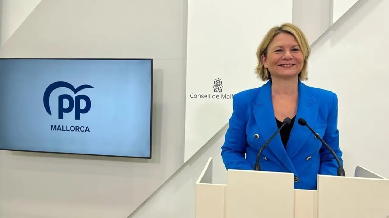 Nuria Riera, portavoz del Partido Popular en el Consell de Mallorca.