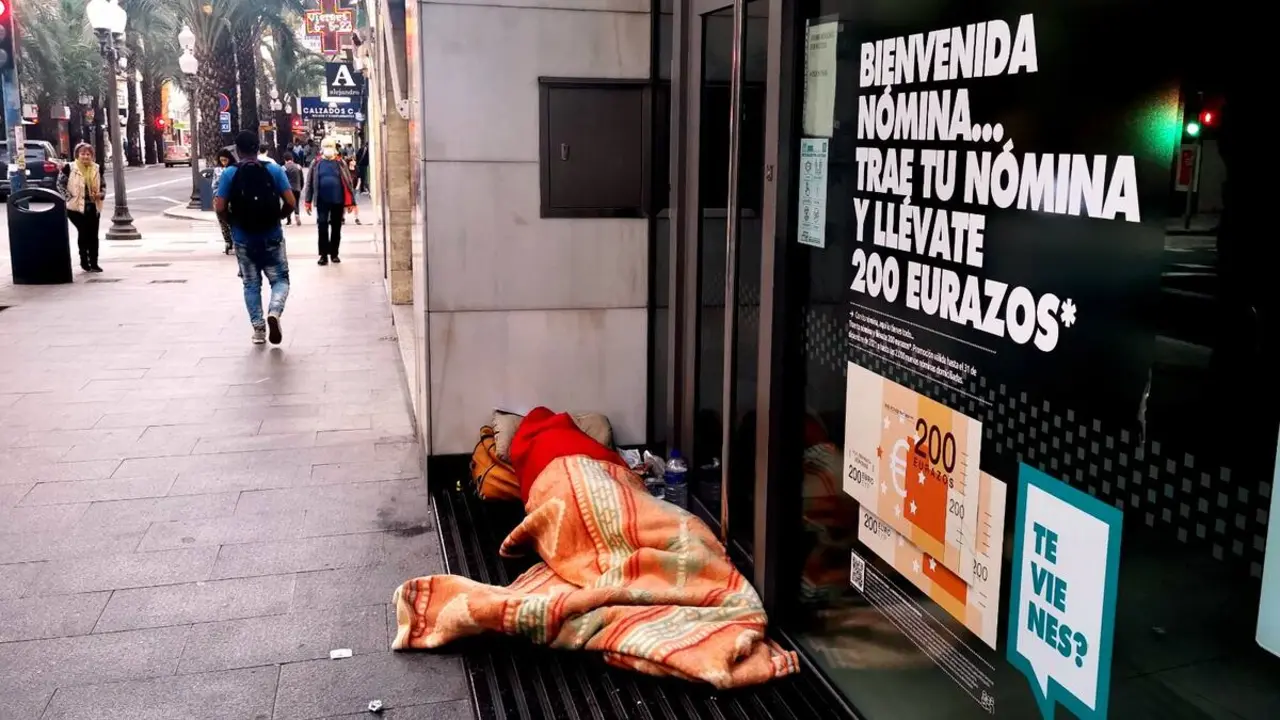 El sinhogarismo se incrementa en Baleares.