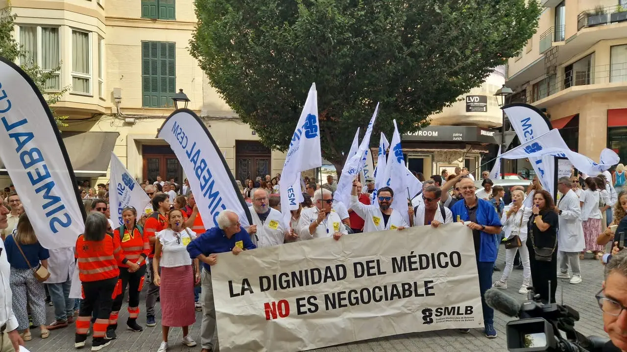 Los m&eacute;dicos han salido a la calle a protestar por el nuevo Estatuto Marco.