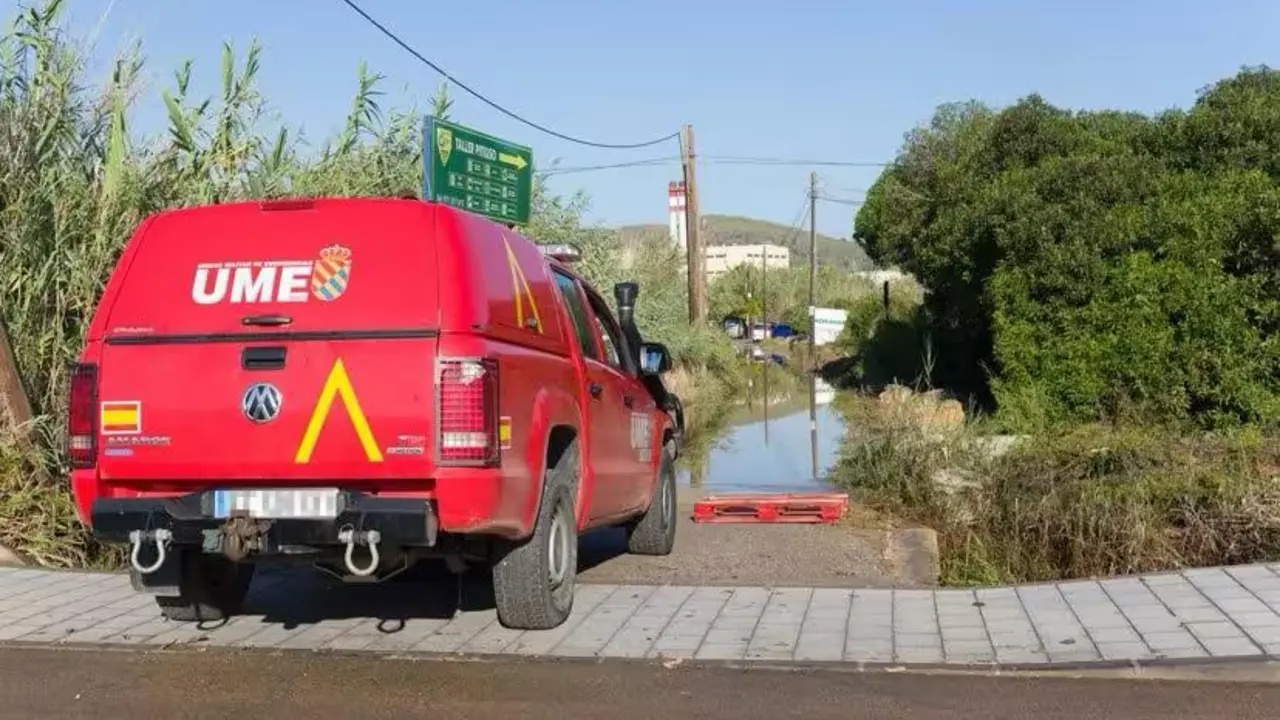 La UME se ha trasladado a Ibiza a ayudar.
