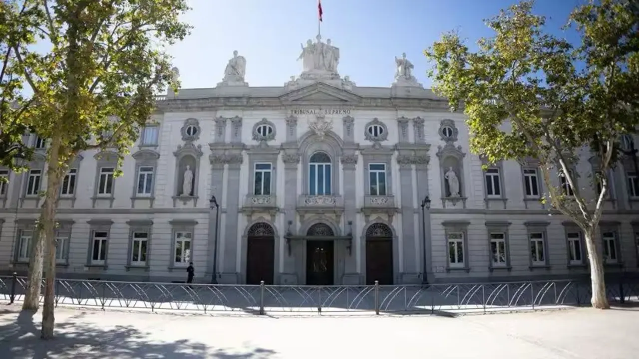 Fachada del Tribunal Supremo.