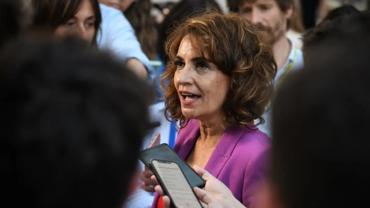 Vicepresidenta del Gobierno de Espa&ntilde;a y ministra de Hacienda, Maria Jes&uacute;s Montero.