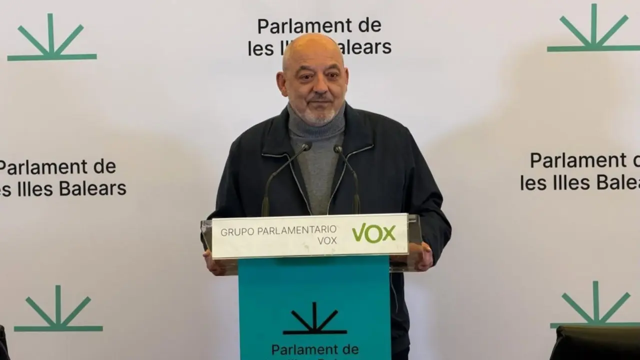 Sergio Rodr&iacute;guez, portavoz adjunto de VOX en el Parlament.
