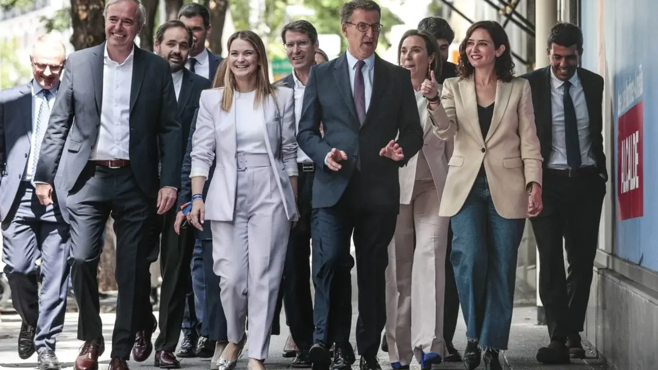 Marga Prohens, Feijoo, Ayuso y Mazon