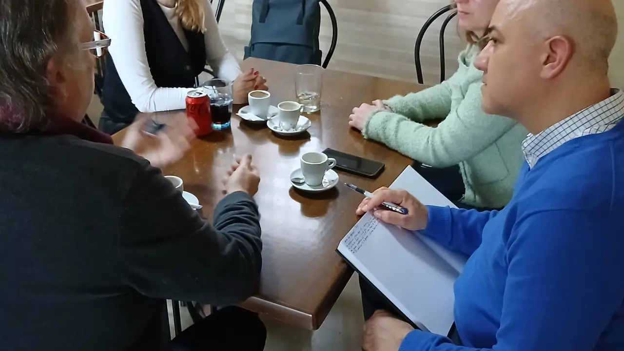 Antoni Salas, Magdalena Vives, Virgina Peric&aacute;s y Biel Gonzalez