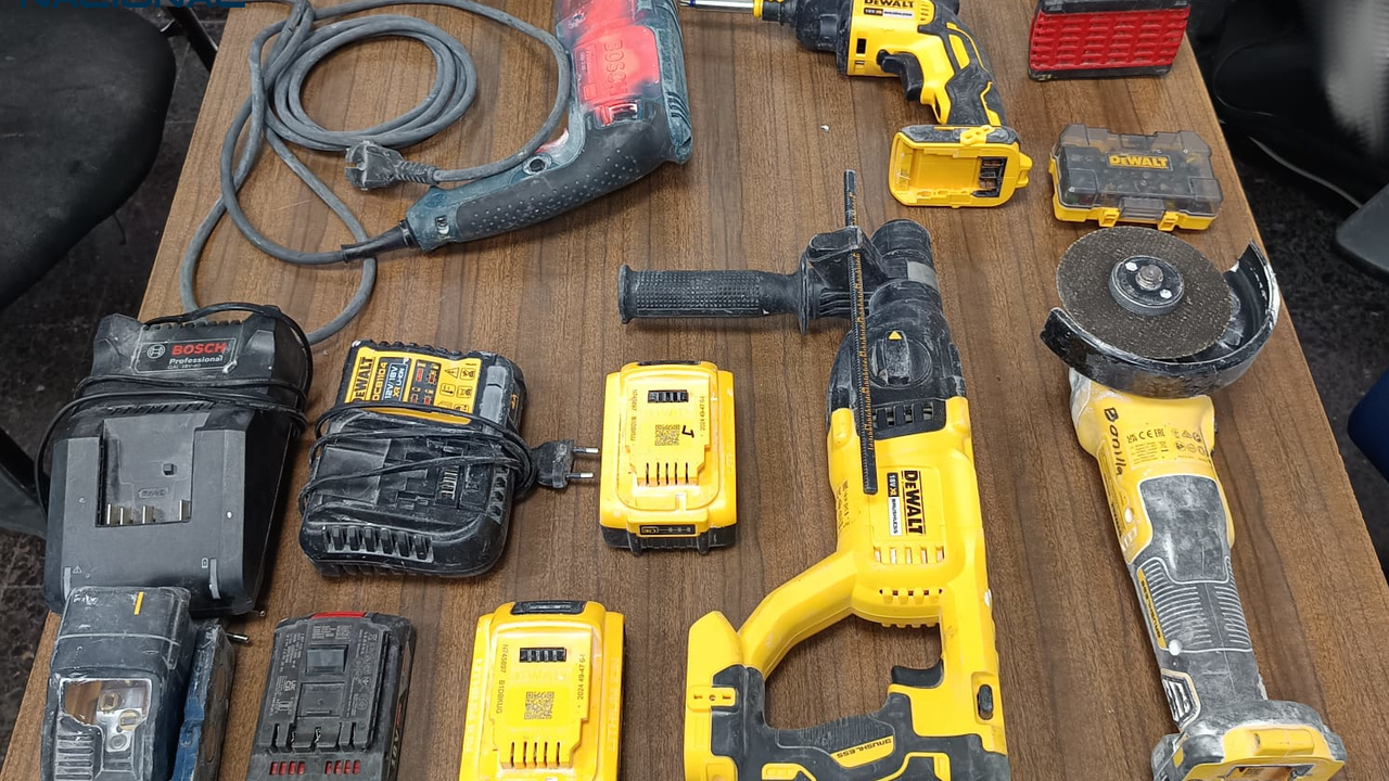 Material incautado al ladr&oacute;n