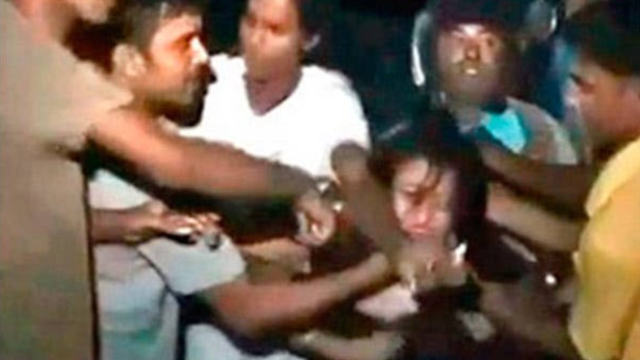 Captura de pantalla del video del violador