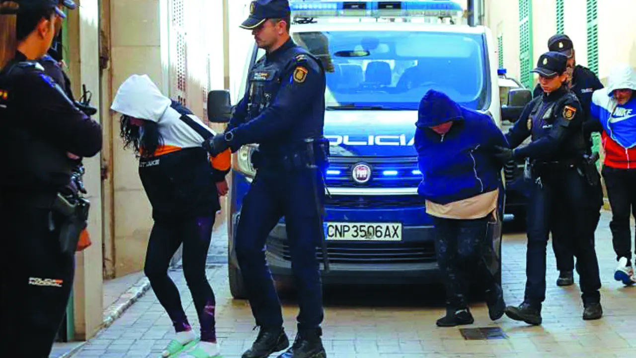 Los asesinos el dia de la detenci&oacute;n