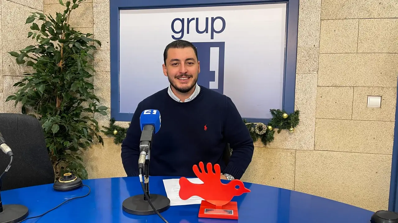 Germ&aacute;n Rocha en los estudios de Canal4