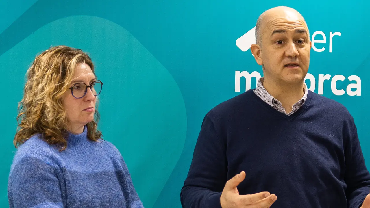 portavoces en el Consell de Mallorca Toni Salas y Magdalena Vives