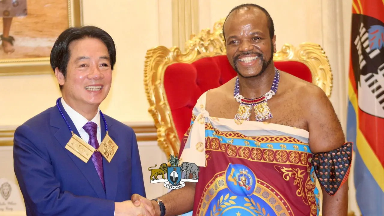 Presidente de Taiwan y Rey de Eswatini