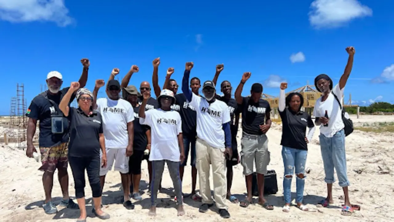 Activistas de Barbuda