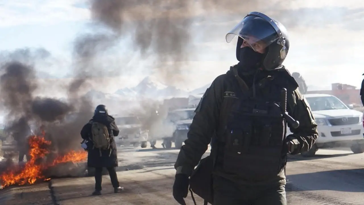 Distrubios en Bolivia