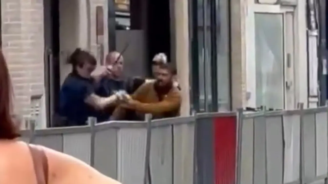 Momento de la agresi&oacute;n