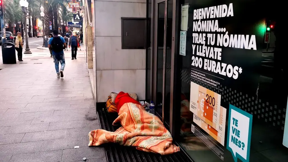 El sinhogarismo se incrementa en Baleares.