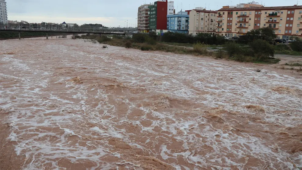 lluvias torrenciales en Valencia y Castellon.