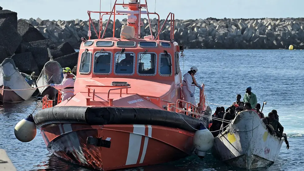 Embarcacion de Salvamento Mar&iacute;timo.
