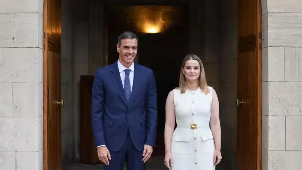 Prohens y Sanchez, en la &uacute;ltima visita de este al Consolat de Mar.