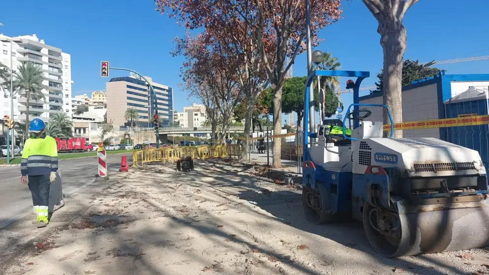 Obras en el Paseo mar&iacute;timo