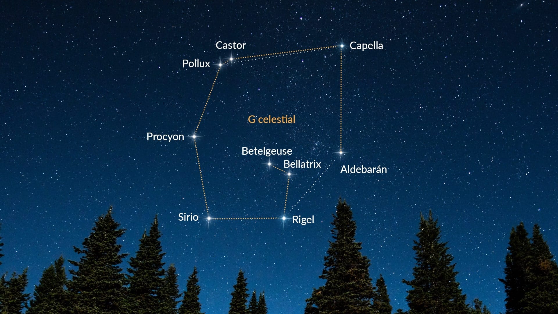 hexágono de invierno